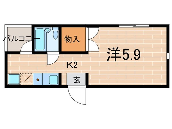 アメニティハイツ上ケ原弐番館の物件間取画像